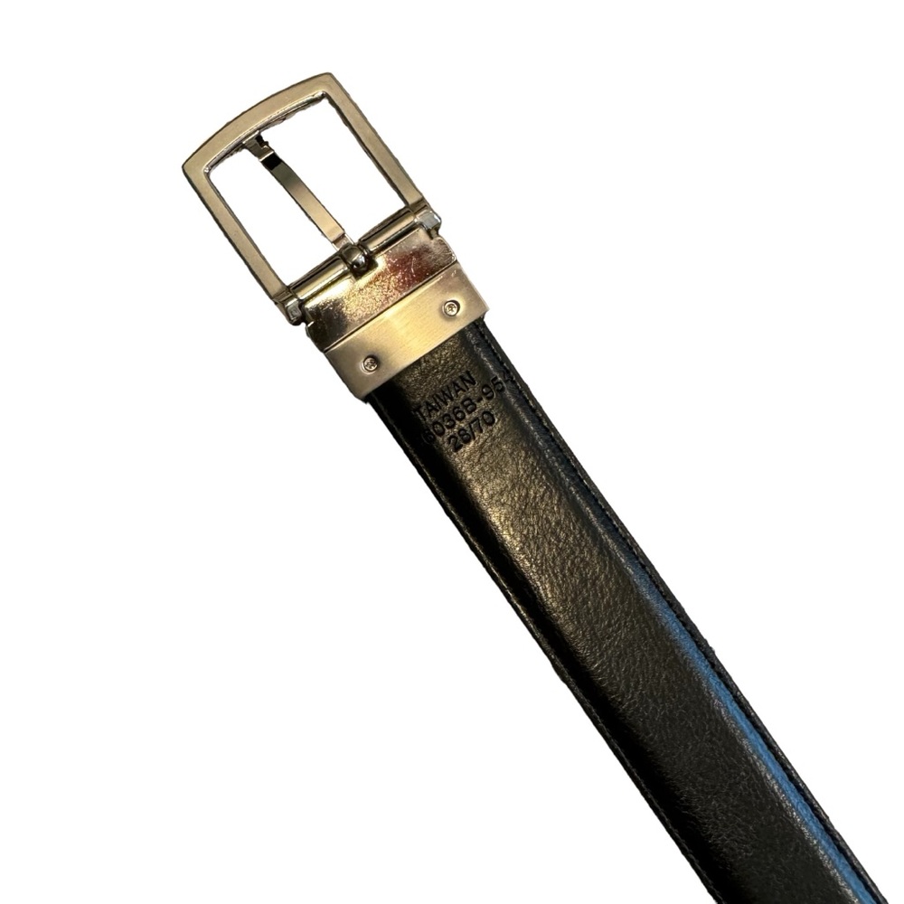 Boys/Mens 28” reversible leather belt black/brown - Picture 2 of 4